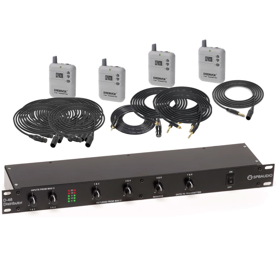 Комплект на 4 языка SPBAUDIO T-4